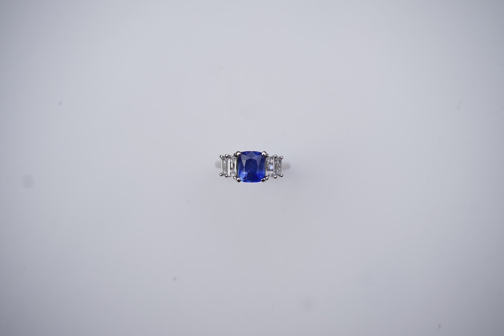 A sapphire ring